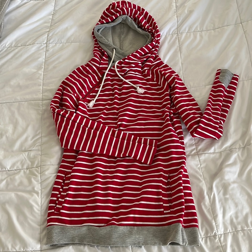Ampersand Double Hooded Sweatshirt